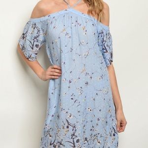 Blue Floral Dress